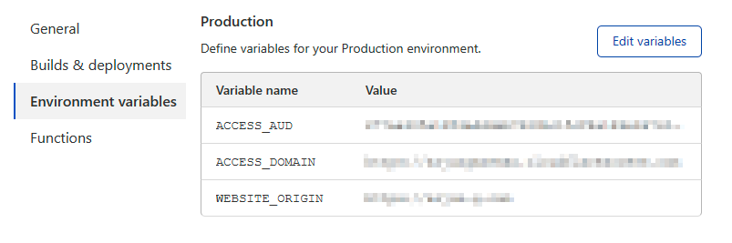 Configure your environment variables